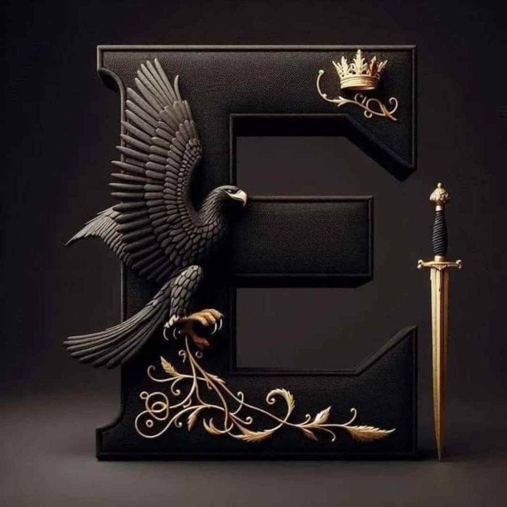 Aesthetic E Letter DP