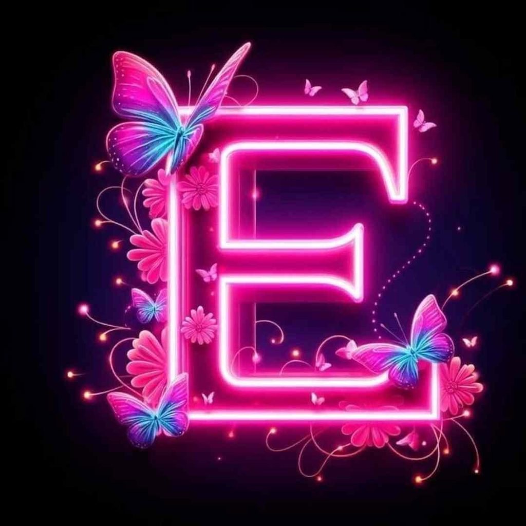 Aesthetic E Letter DP