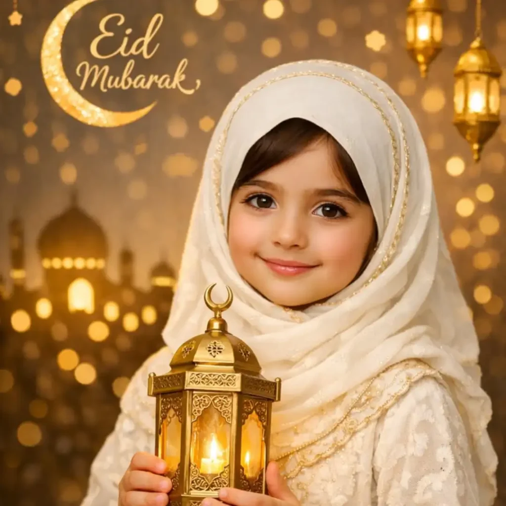 Eid Mubarak DP Girl