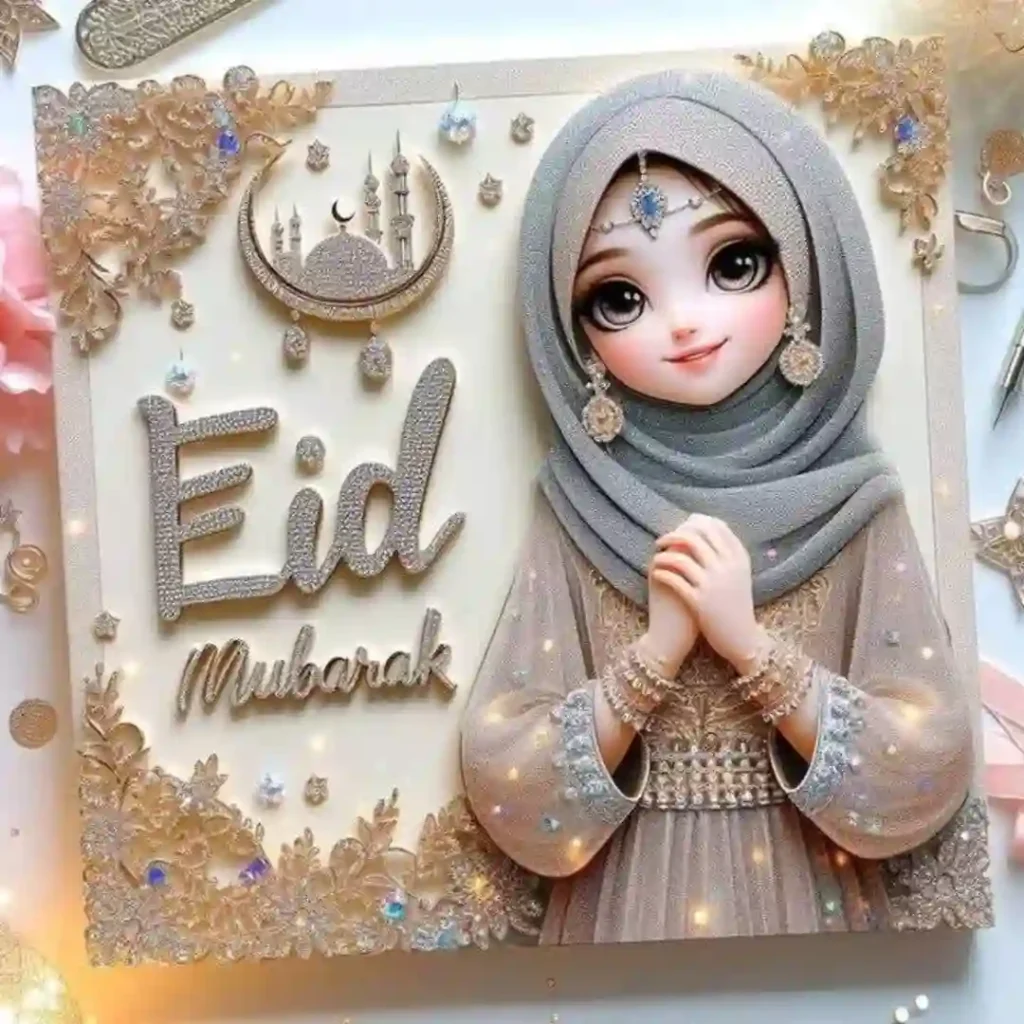 Eid Mubarak DP Girl