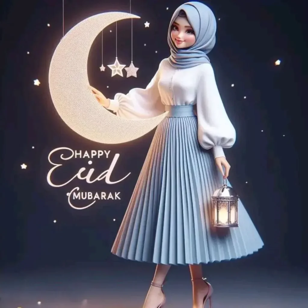 Eid Mubarak DP Girl