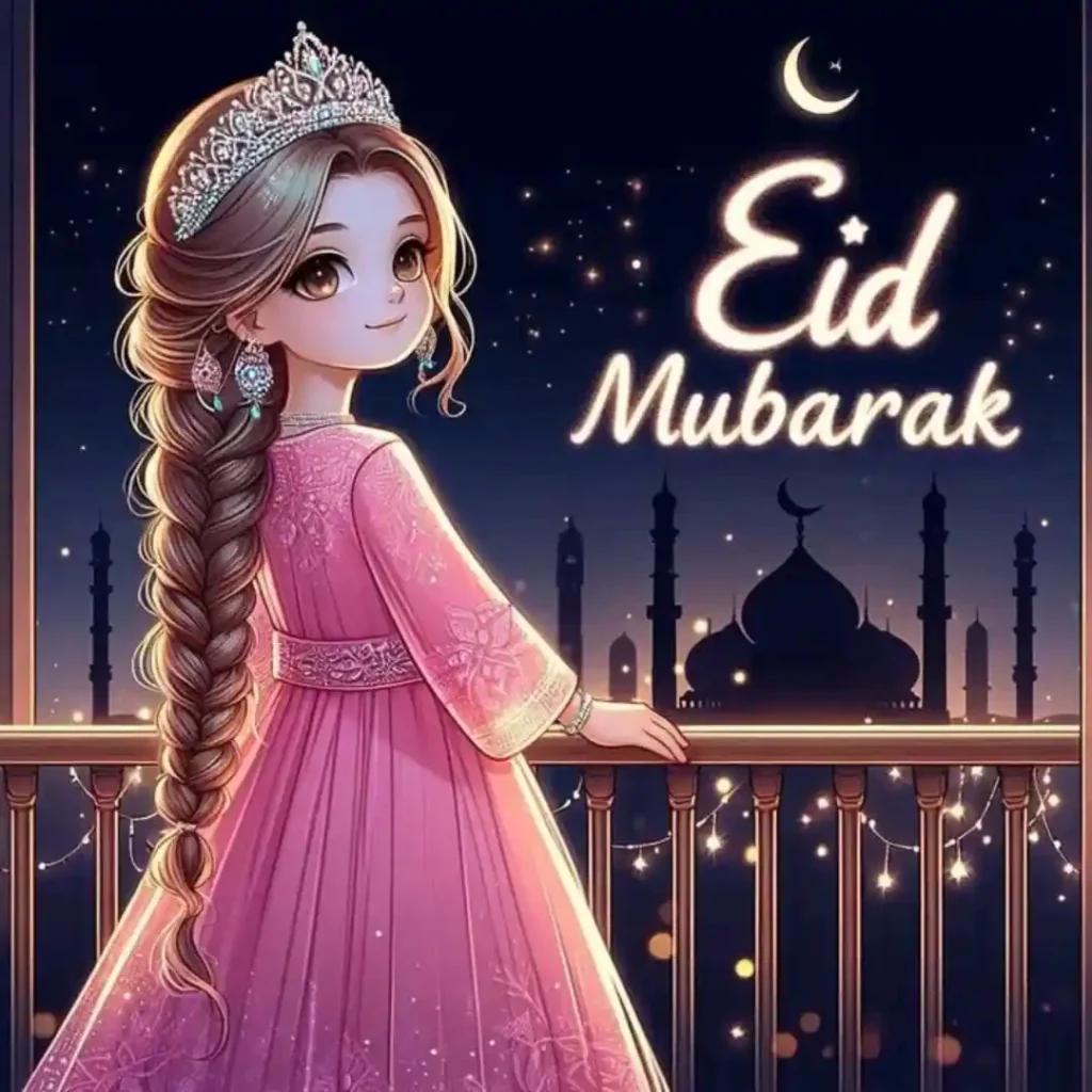 Eid Mubarak DP Girl
