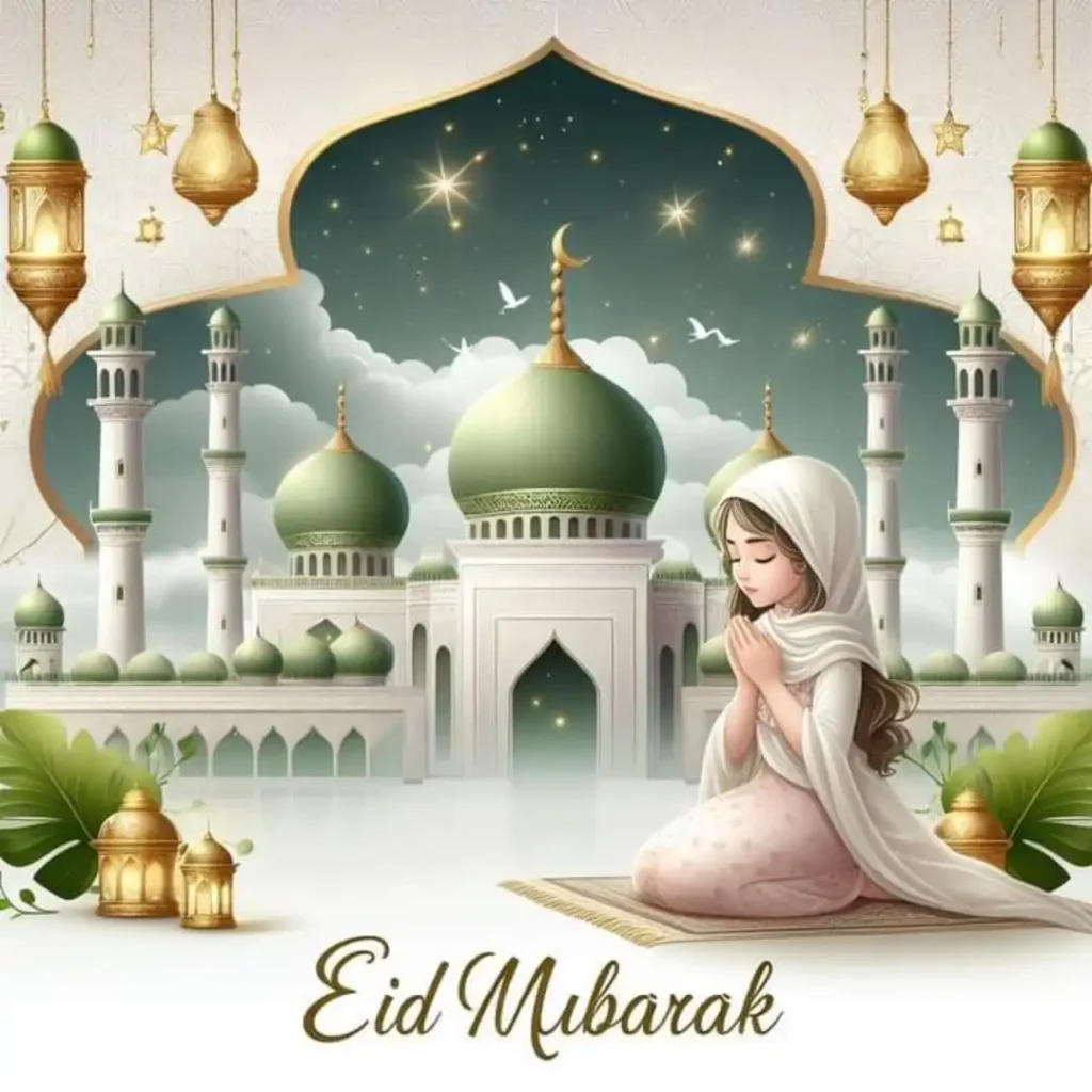 Eid Mubarak DP Girl