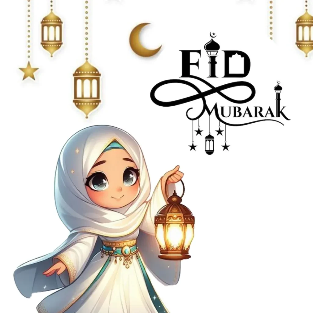 Eid Mubarak DP Girl