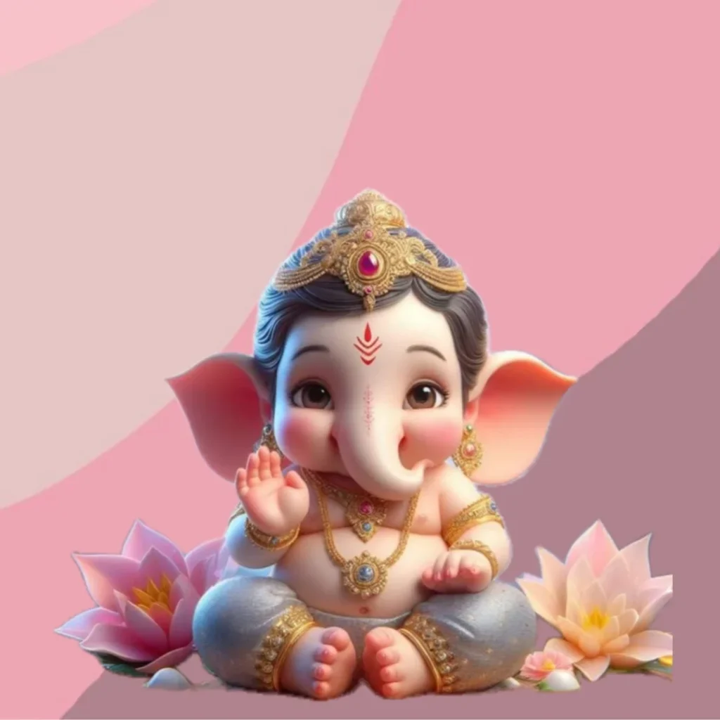 Cute Ganesh Ji DP For WhatsApp