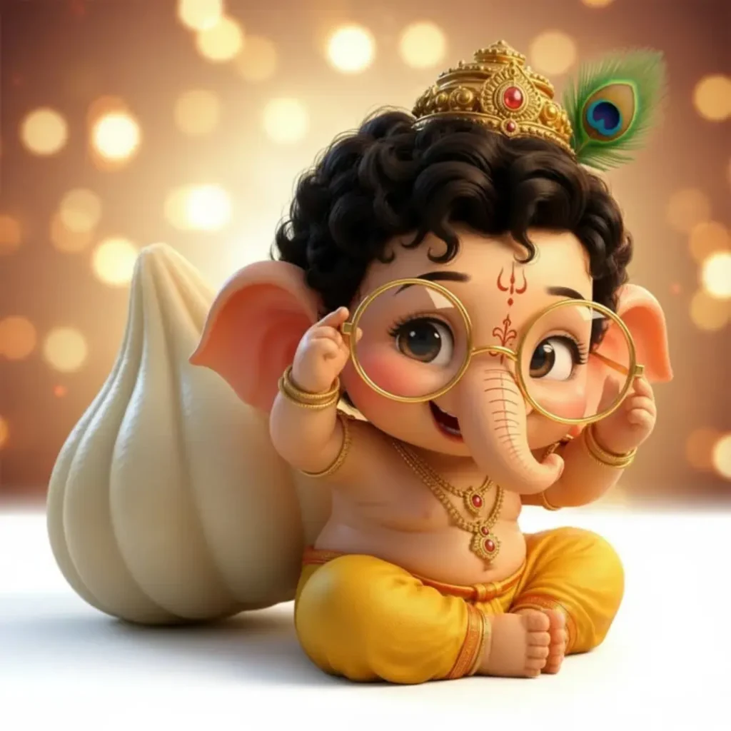 Cute Ganesh Ji DP For WhatsApp