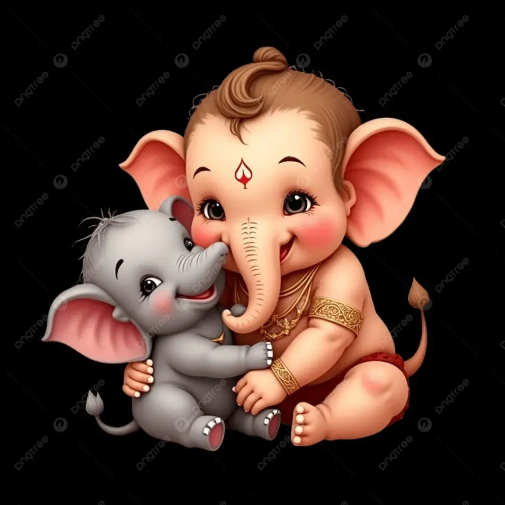 Cute Ganesh Ji DP For WhatsApp