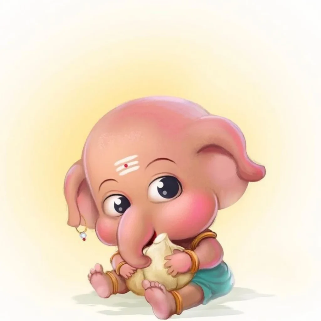 Cute Ganesh Ji DP For WhatsApp