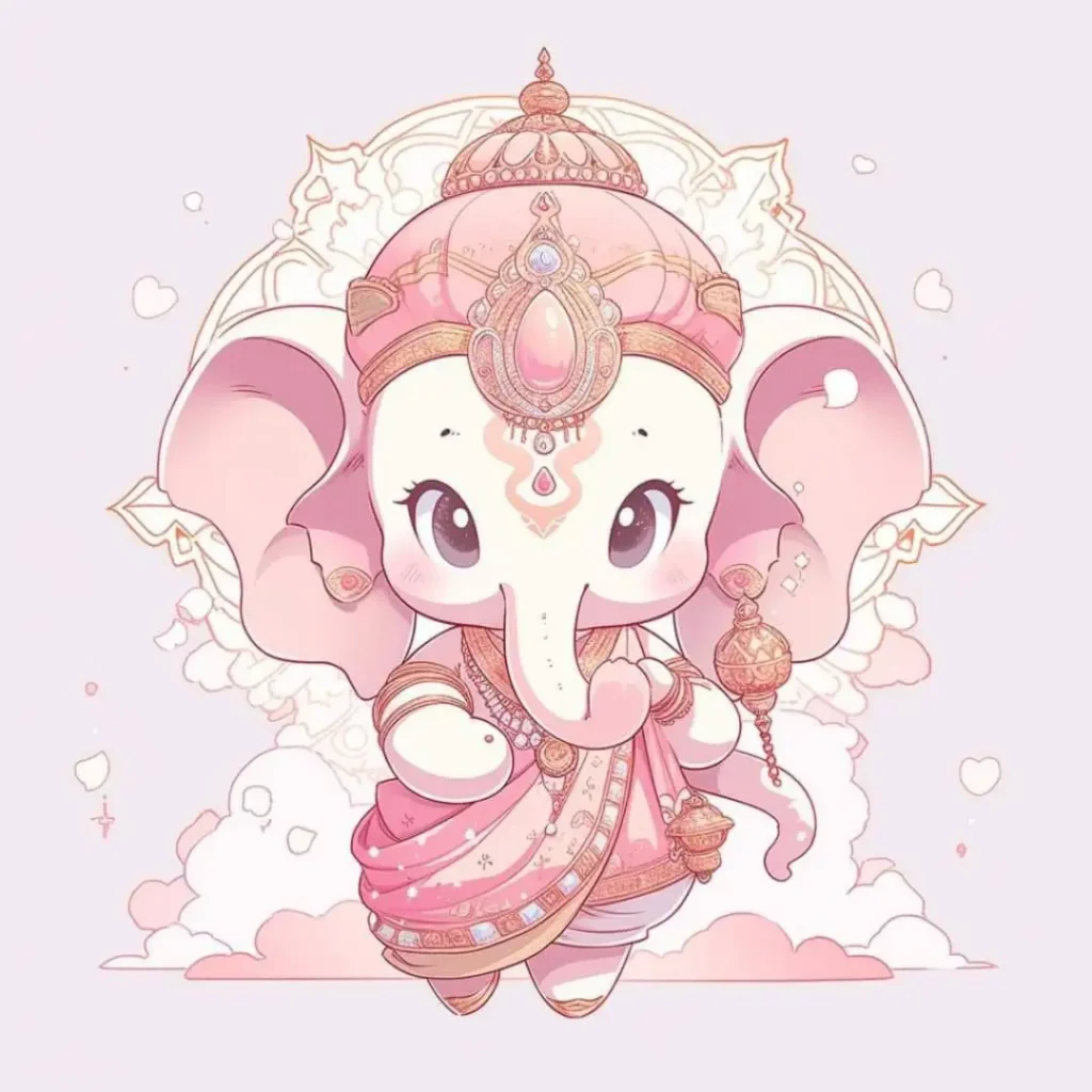 Cute Ganesh Ji DP For WhatsApp