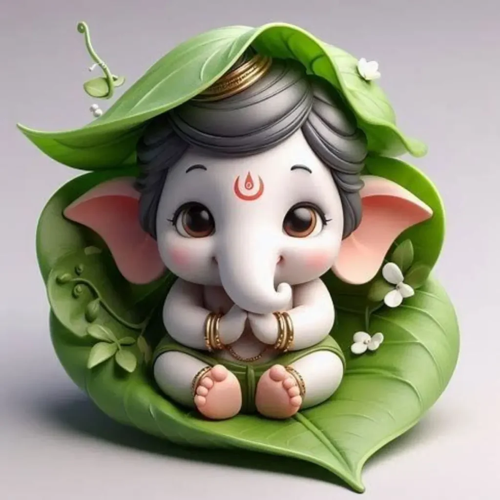 Cute Ganesh Ji DP For WhatsApp