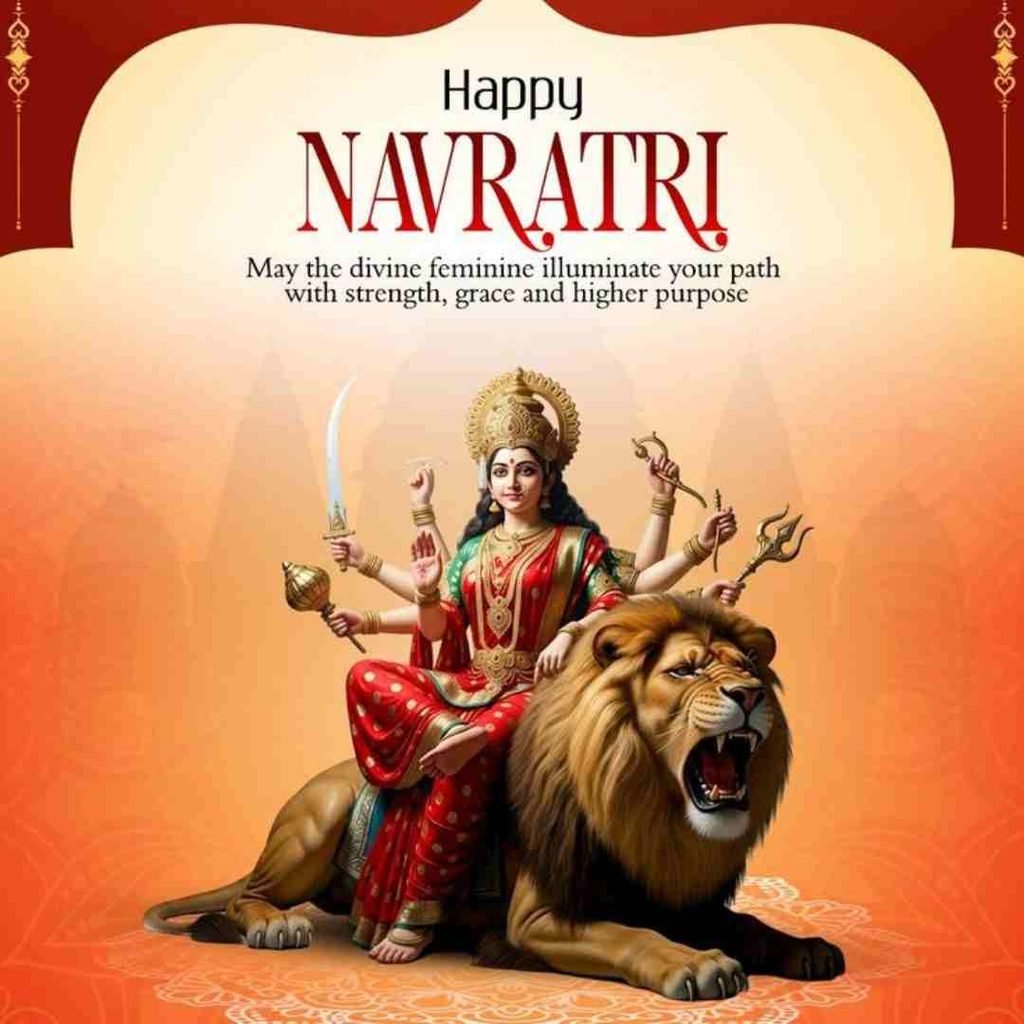 Aesthetic Navratri DP