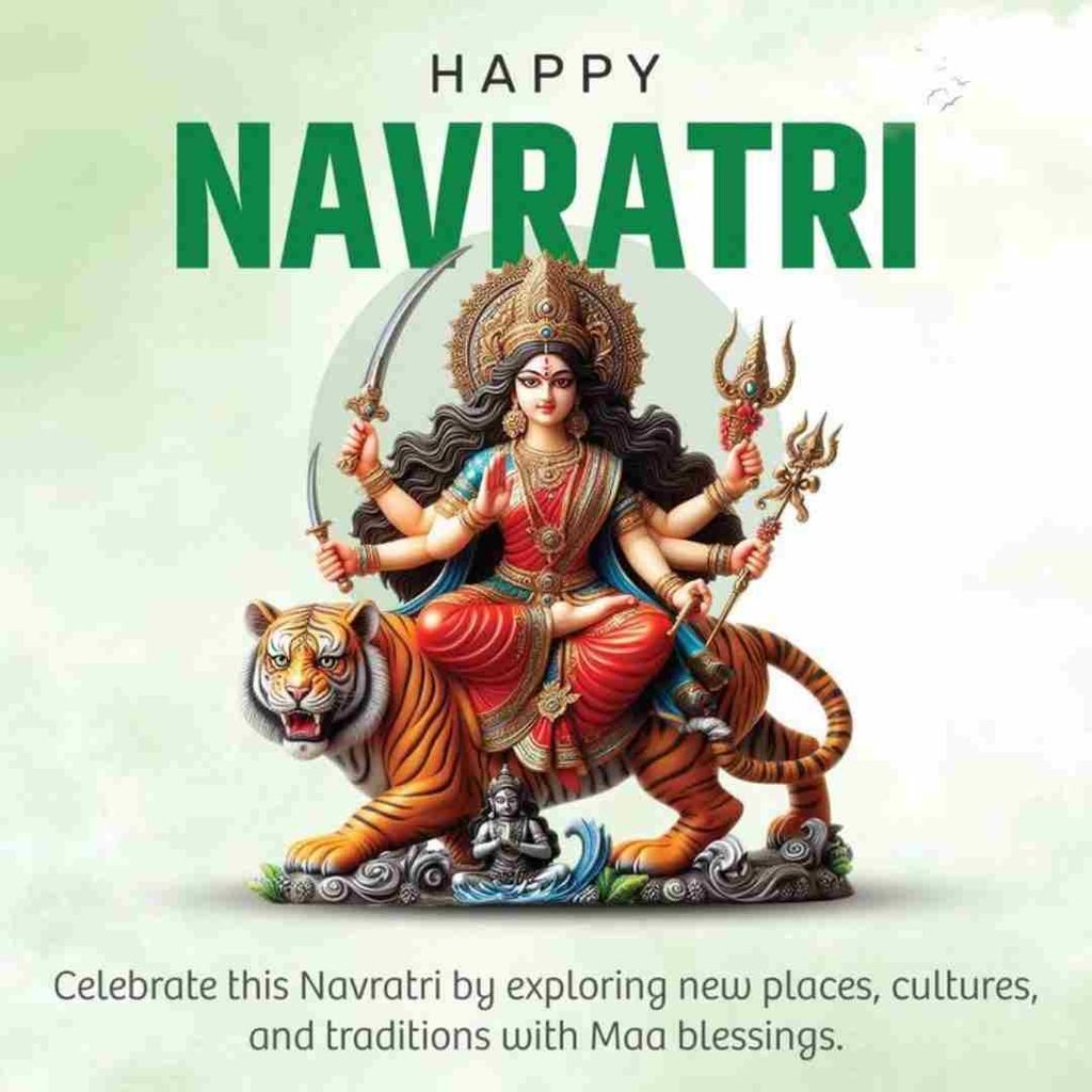 Aesthetic Navratri DP