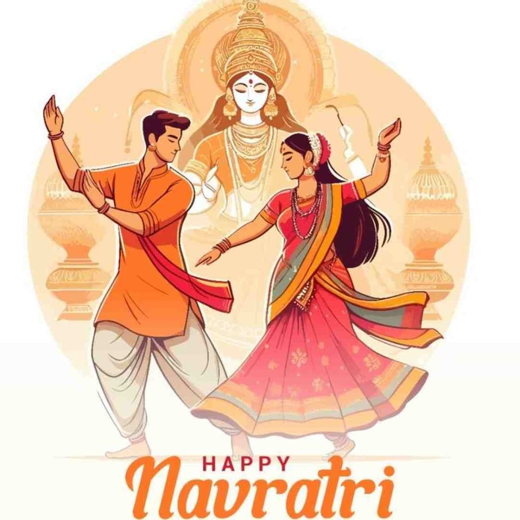 Aesthetic Navratri DP