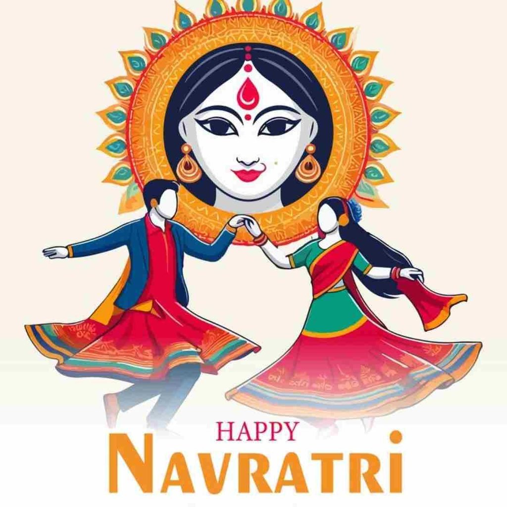 Aesthetic Navratri DP