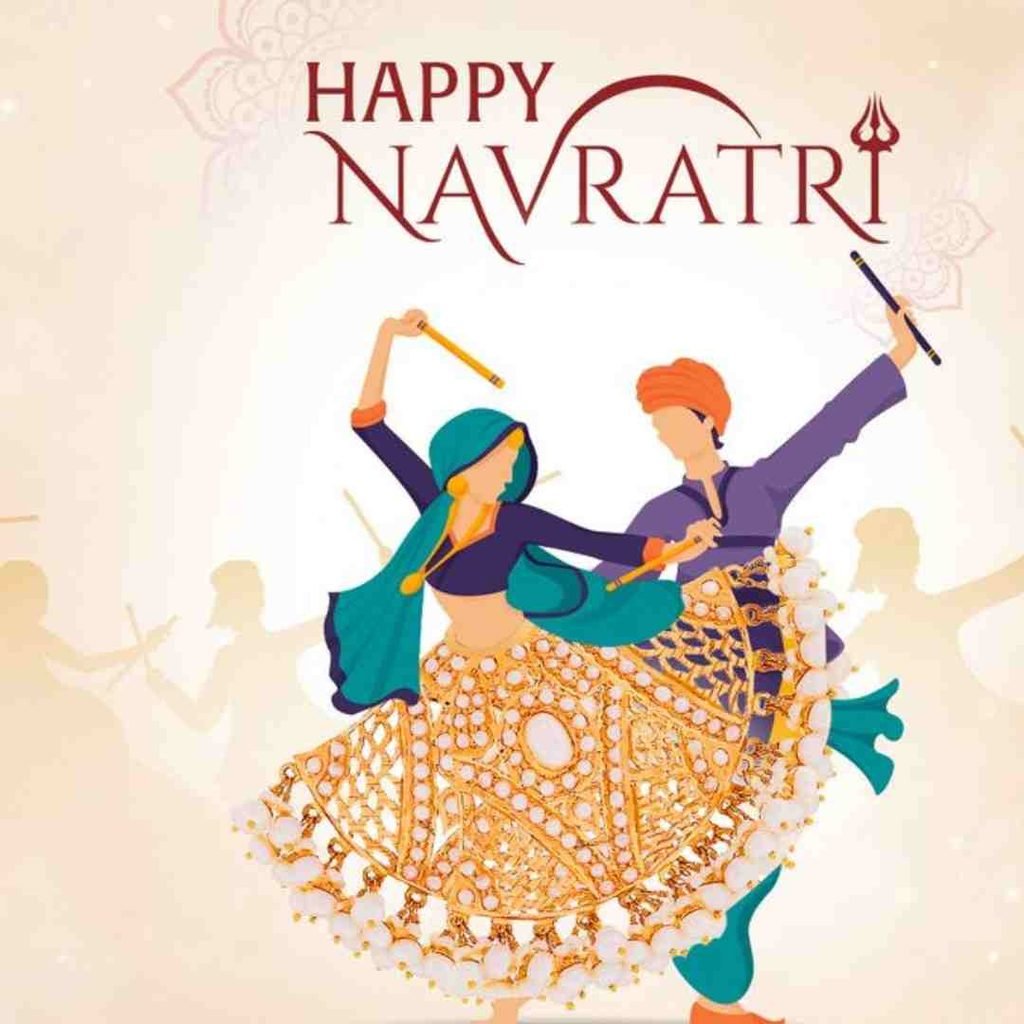 Aesthetic Navratri DP