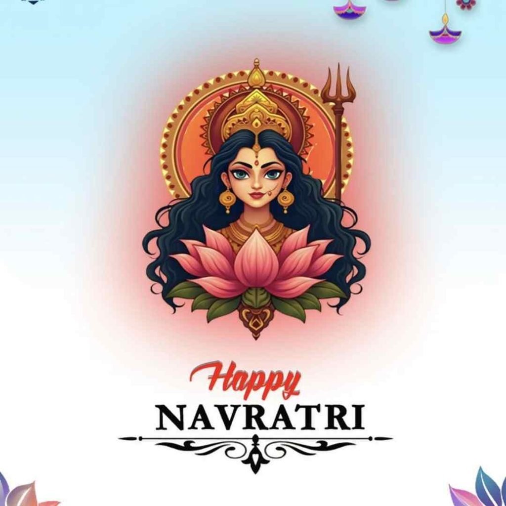 Cute Navratri DP