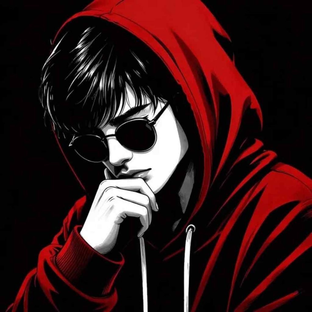 Stylish Attitude Cartoon Boy DP