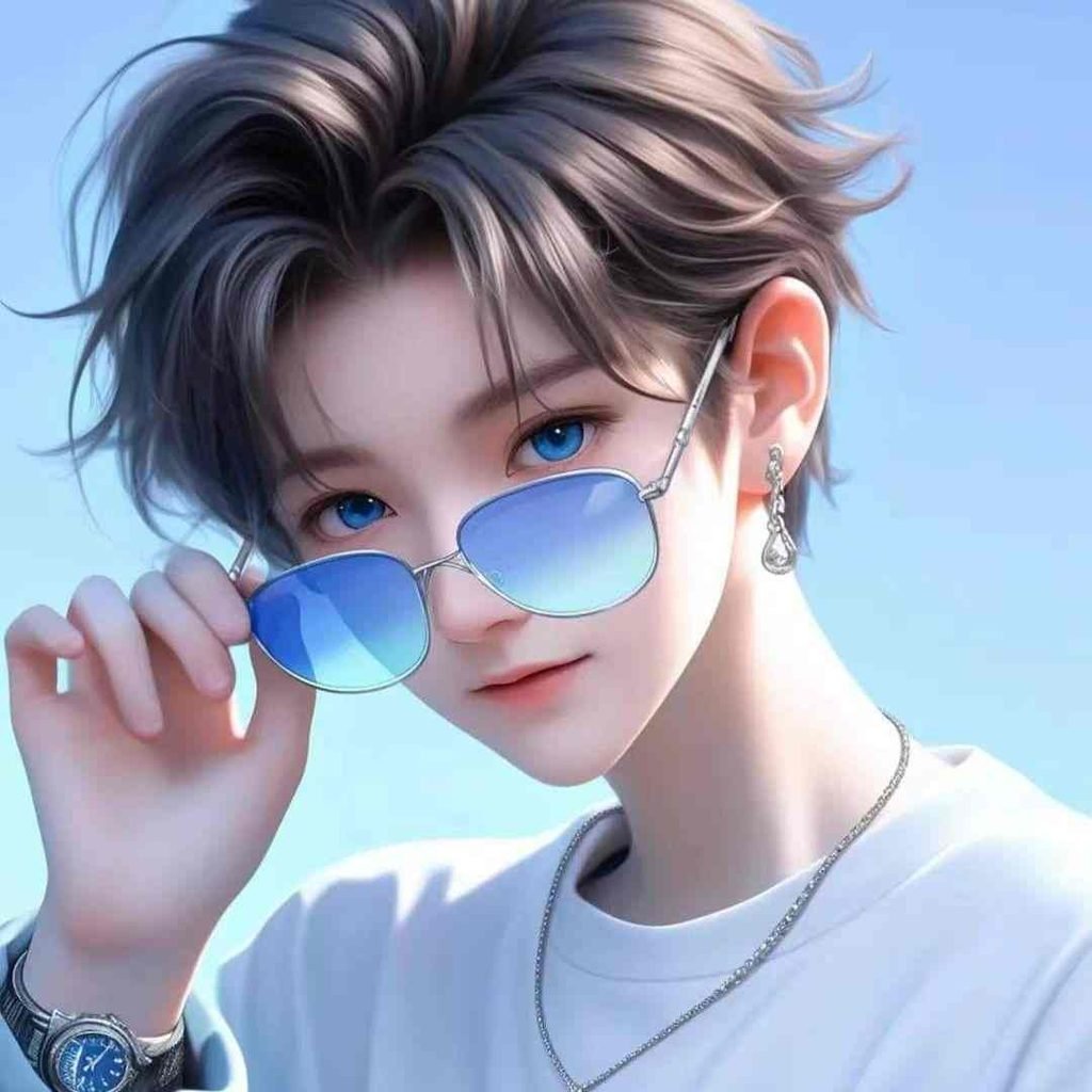 Single Attitude Cartoon Boy DP