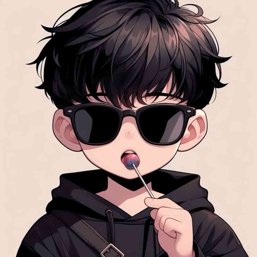 Single Attitude Cartoon Boy DP
