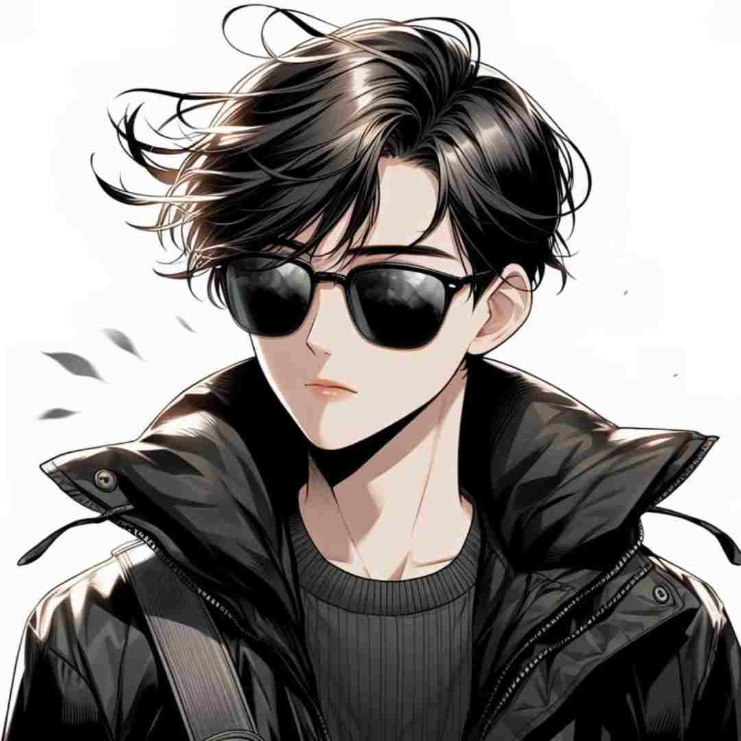 Stylish Attitude Cartoon Boy DP