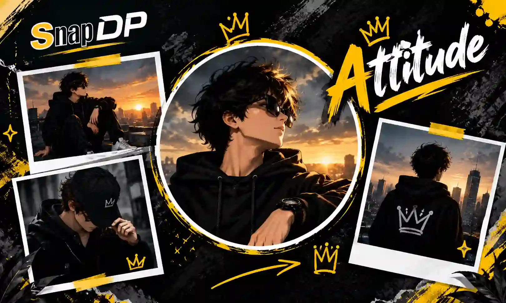 Attitude Cartoon Boy DP
