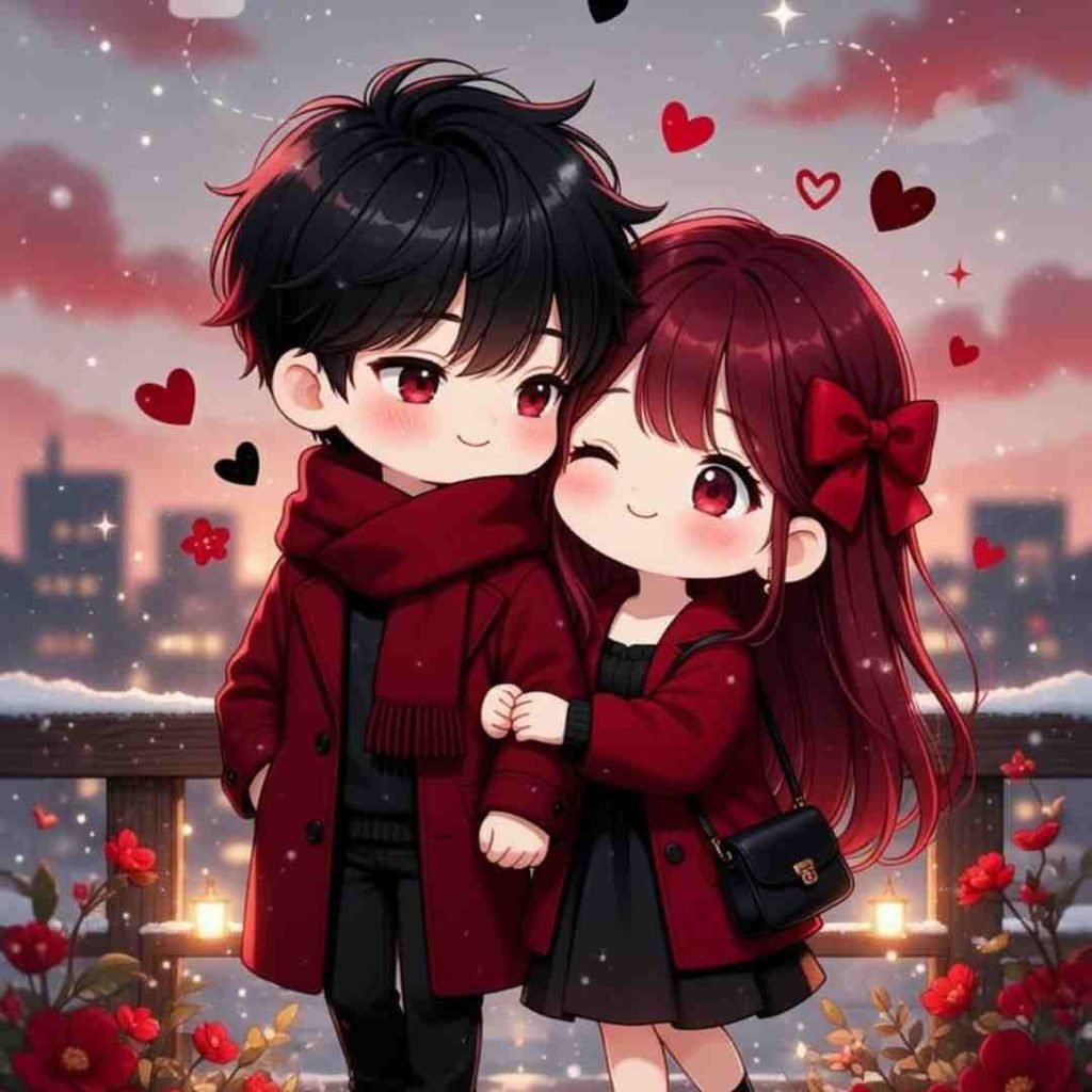 Couple DP for Instagram Cartoon