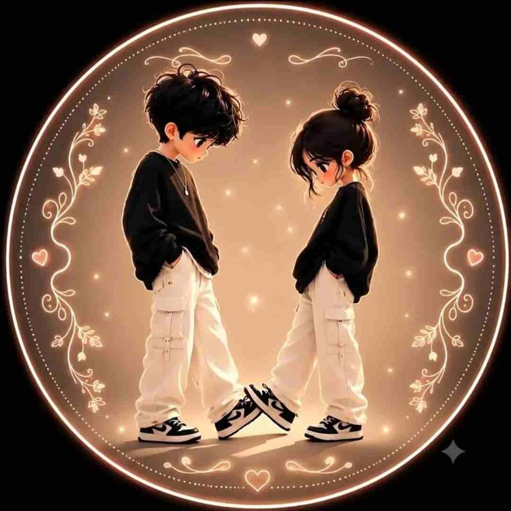 Couple DP for Instagram Cartoon