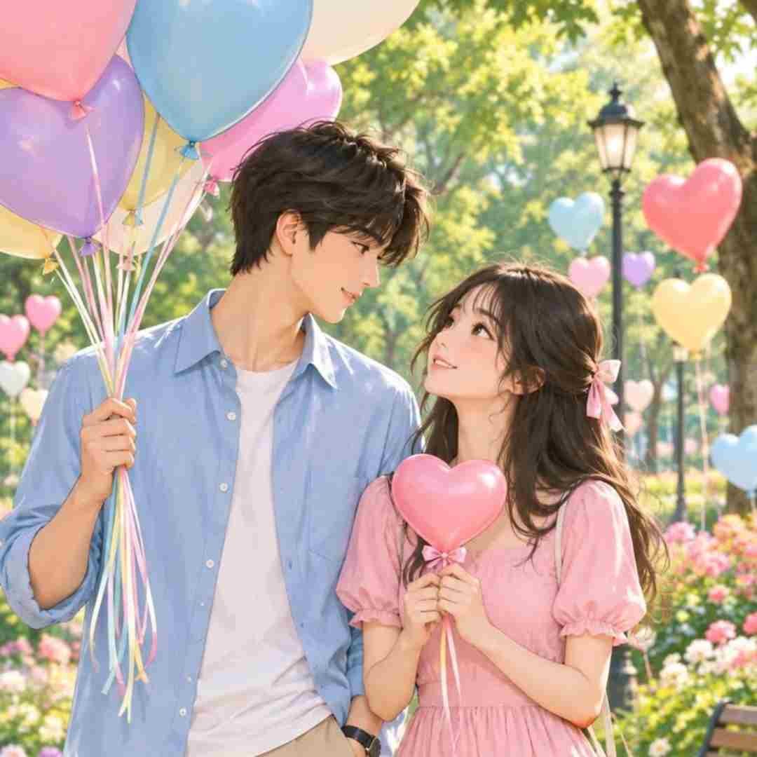 Cute Anime Couple DP For Instagram