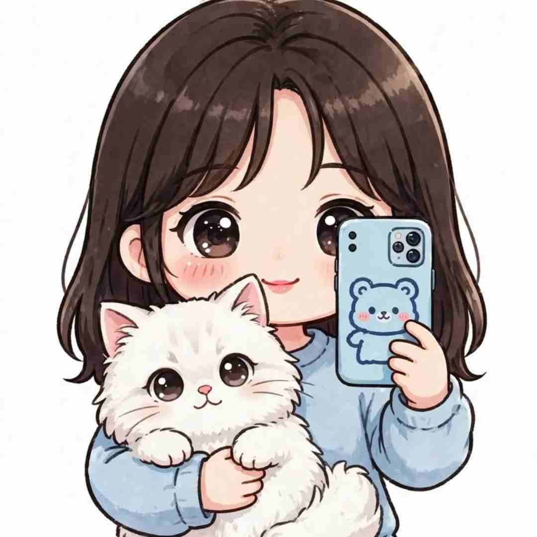 Cute Insta DP Cartoon
