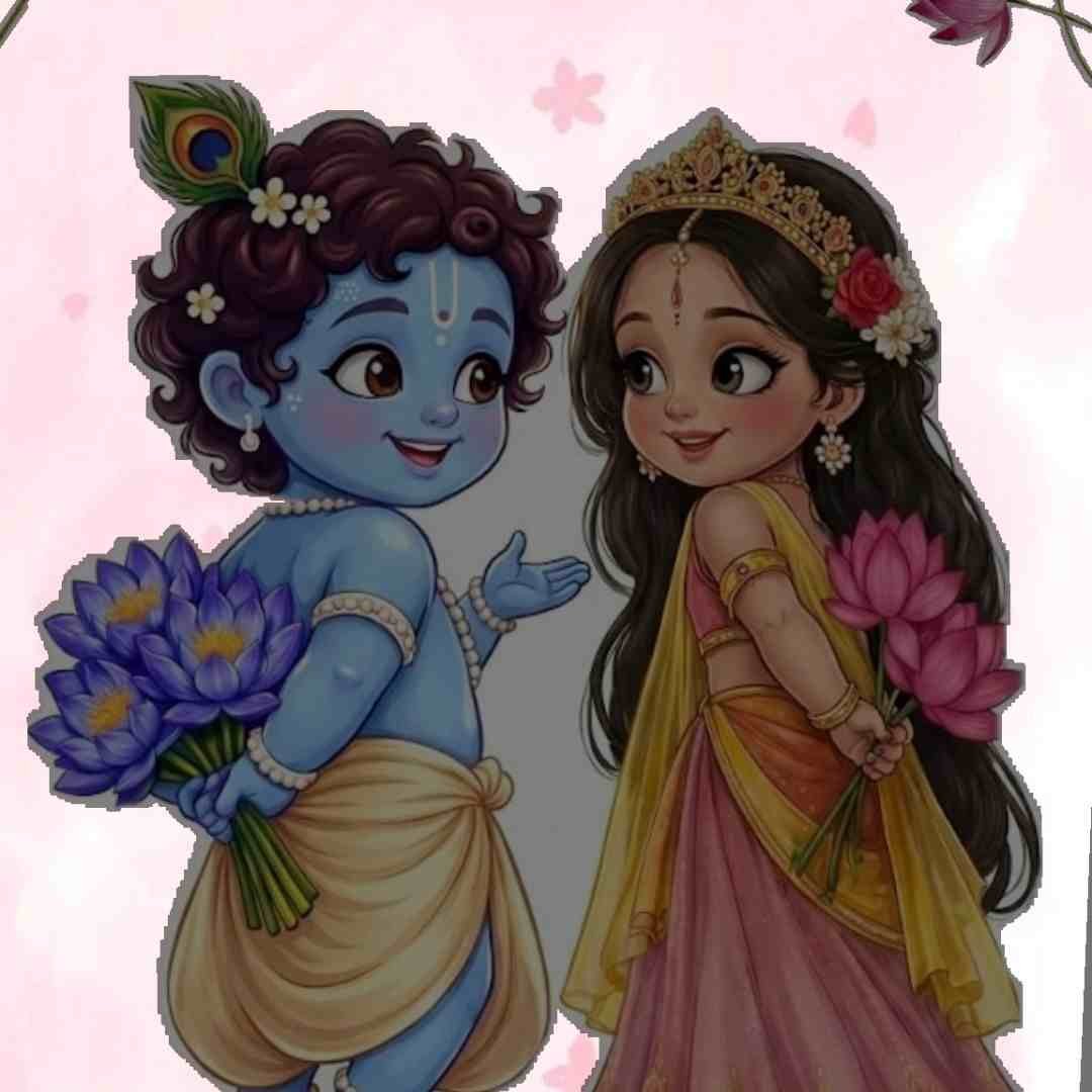 DP Pic Love Romantic Radha Krishna Wallpaper HD Cartoon