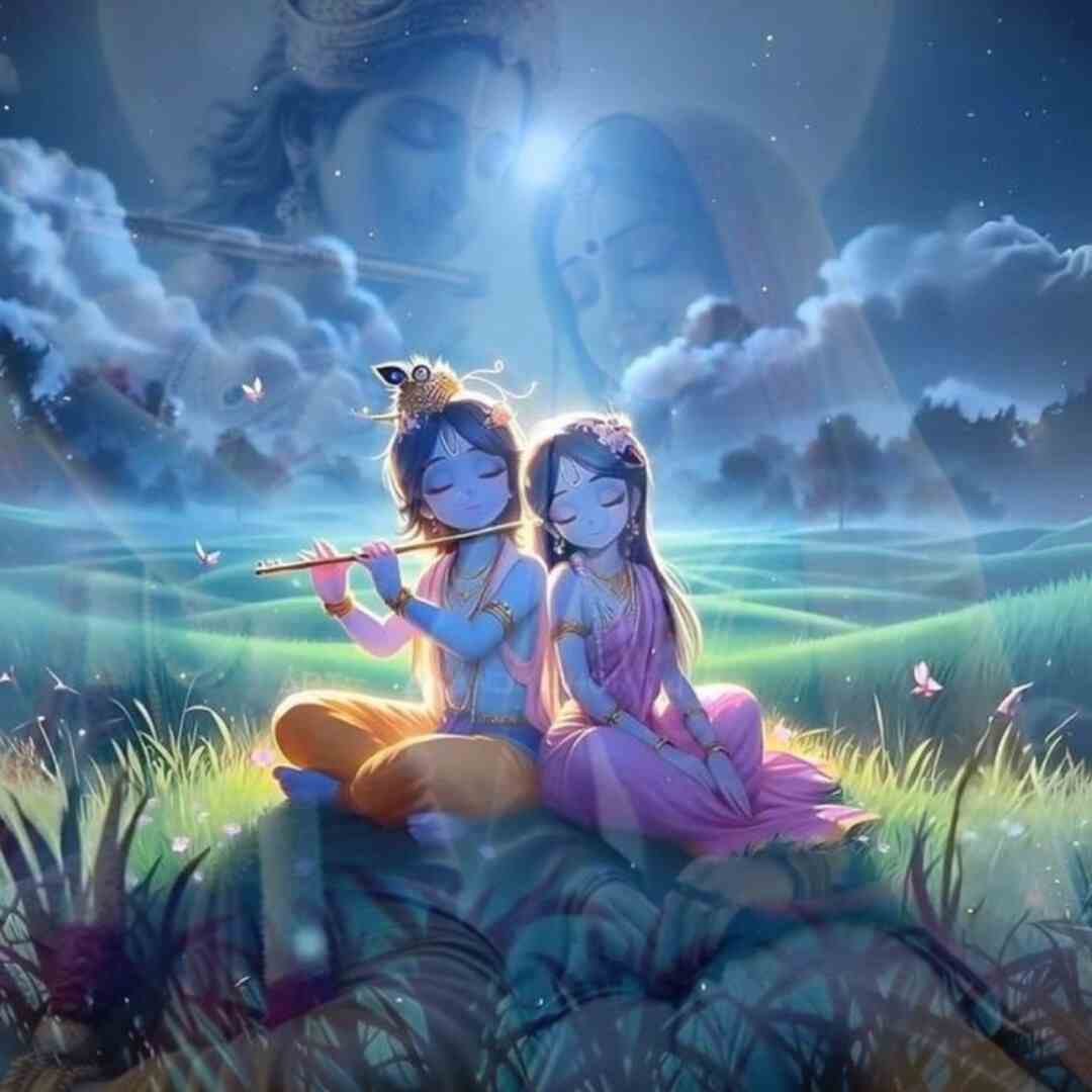 DP Pic Love Romantic Radha Krishna Wallpaper HD Cartoon