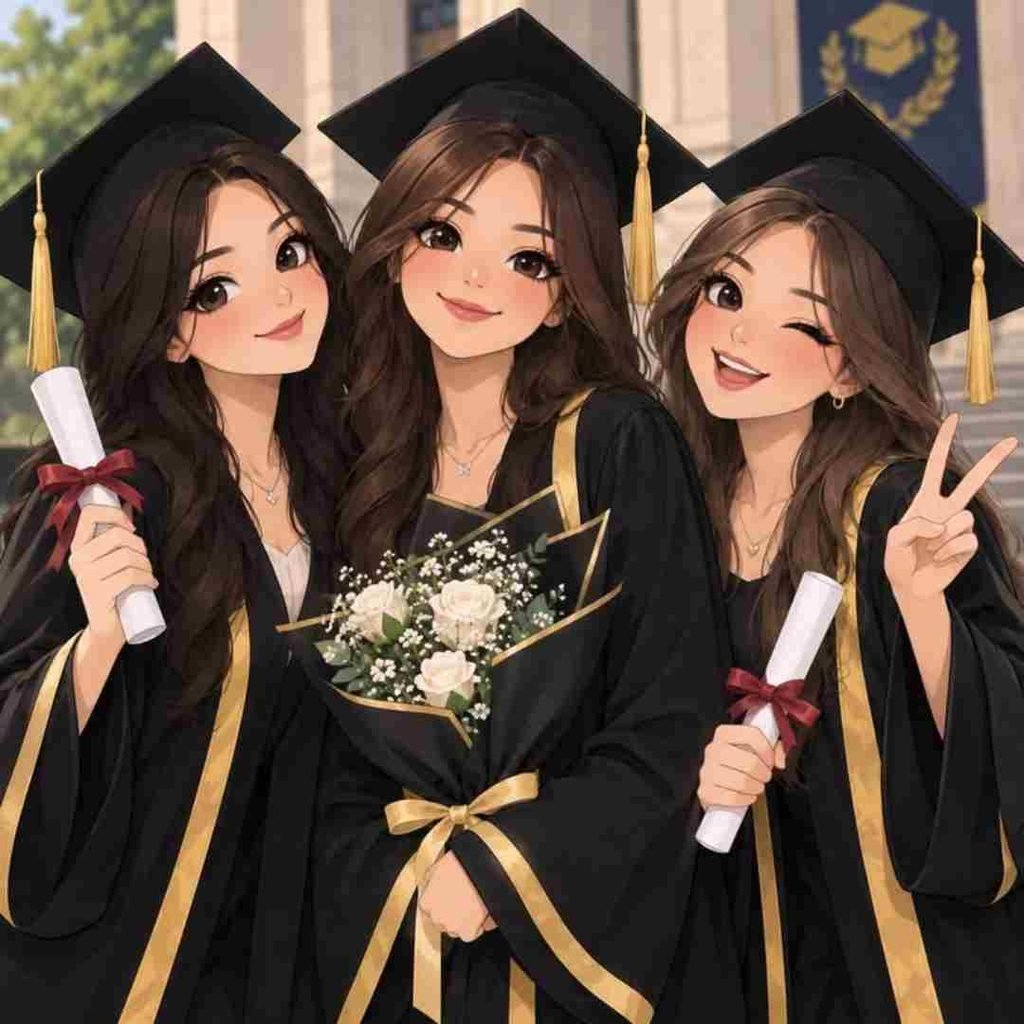 3 Friends Group DP Girls Cute