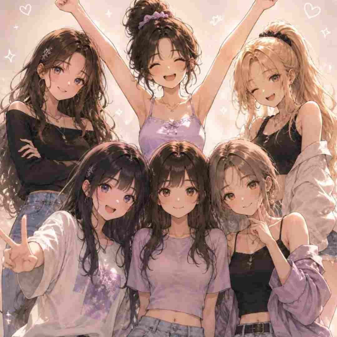 6 Friends Group DP