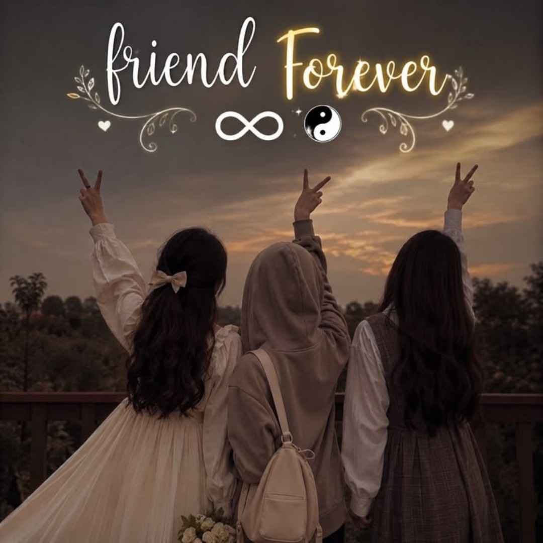 3 Friends Group DP Girls Cute